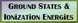 Ground States and Ionization Energies